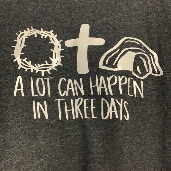 Bella and Canvas Vinyl Easter Shirt Size: Small - Picture 2 of 3